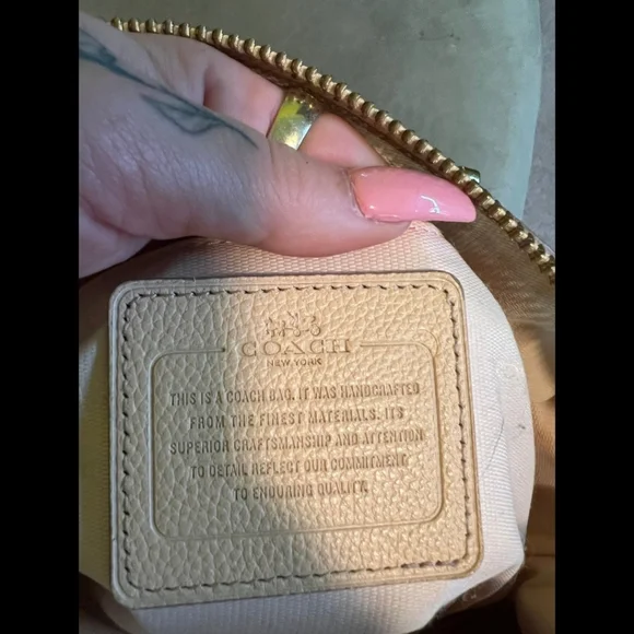 Coach Whiplash Leather Prairie Satchel Apricot - Picture 5 of 7